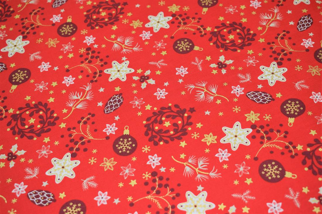 Christmas Decoration Print Fabric