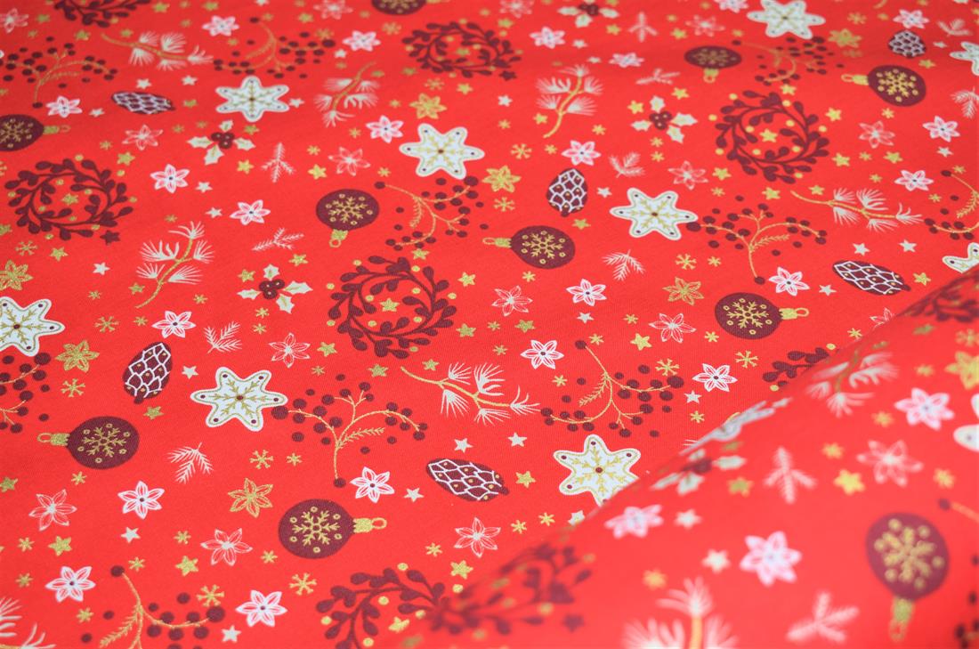 Christmas Decoration Print Fabric