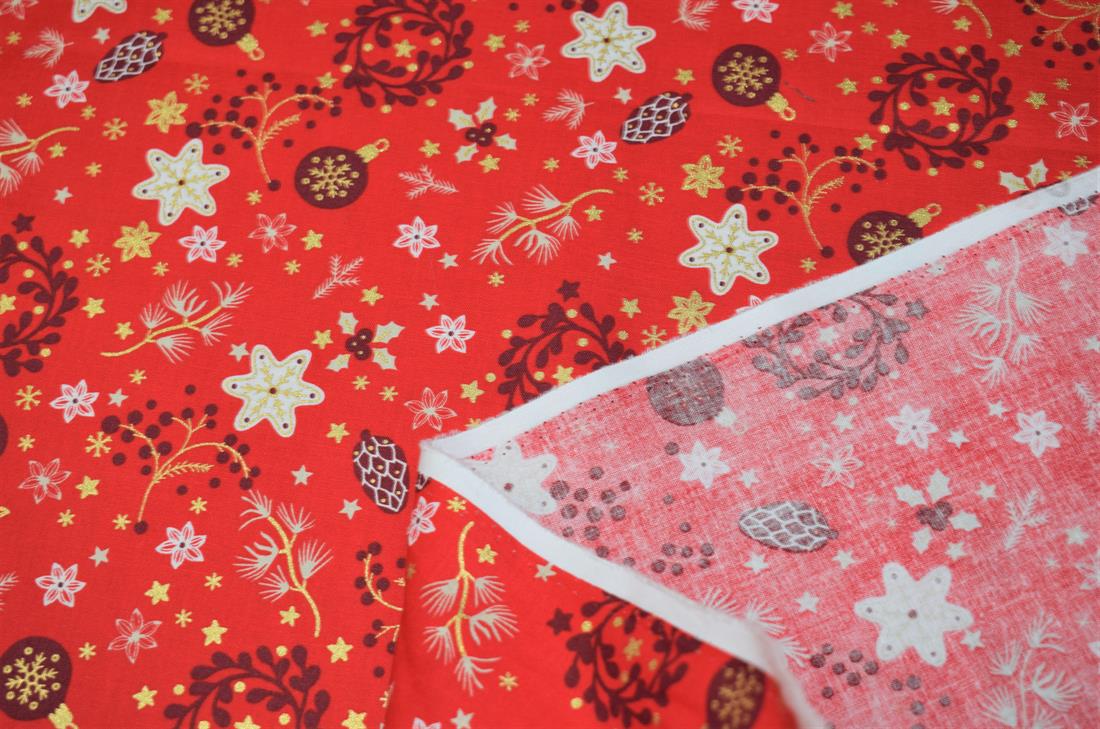 Christmas Decoration Print Fabric