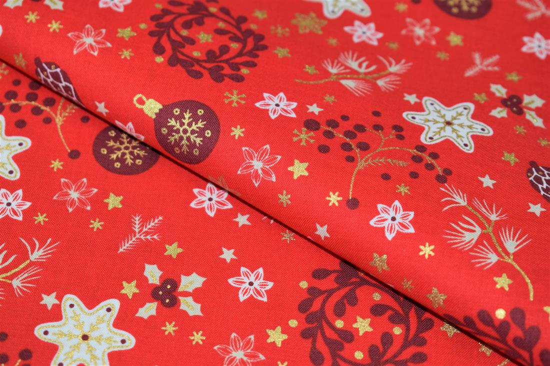 Christmas Decoration Print Fabric