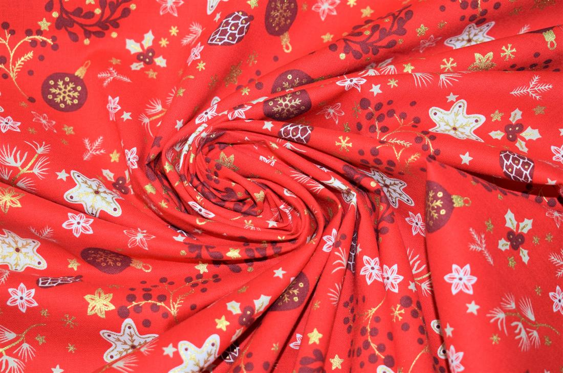 Christmas Decoration Print Fabric