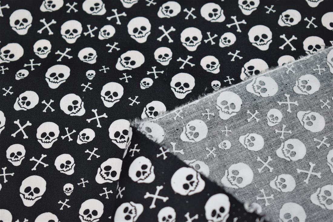 Black Skull & Crossbone Print