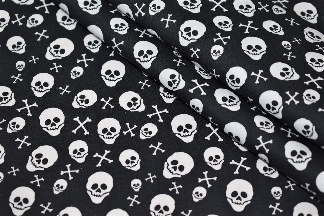 Black Skull & Crossbone Print