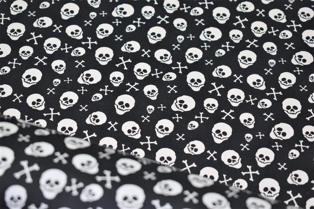 Black Skull & Crossbone Print