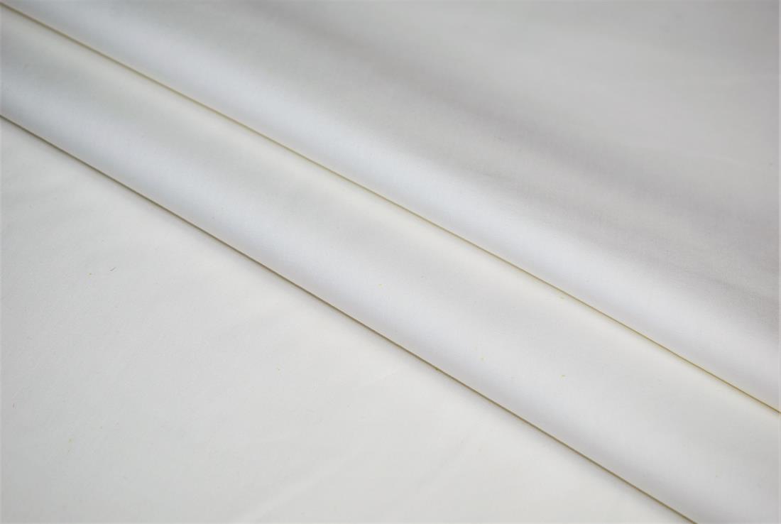 Ivory Plain 100% Cotton Solid Fabric For Scrubs and Masks