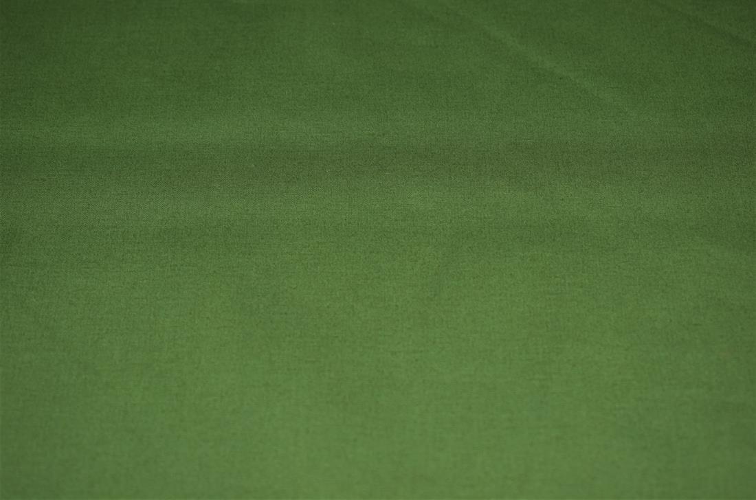 Dark Green Plain 100% Cotton Solid Fabric For Scrubs and Masks