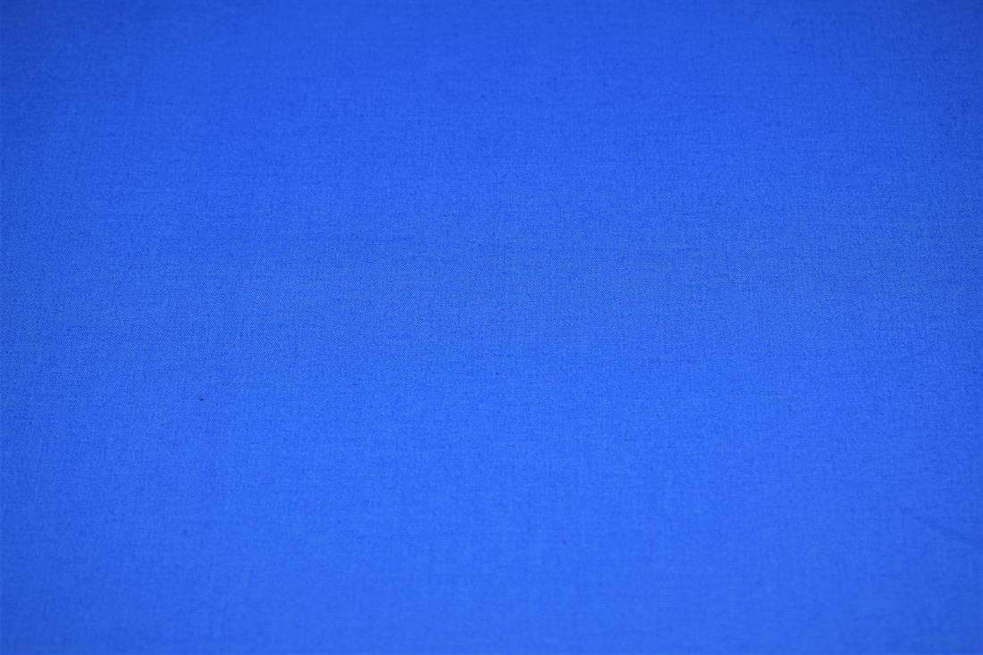Blue Plain 100% Cotton Solid Fabric For Scrubs and Masks