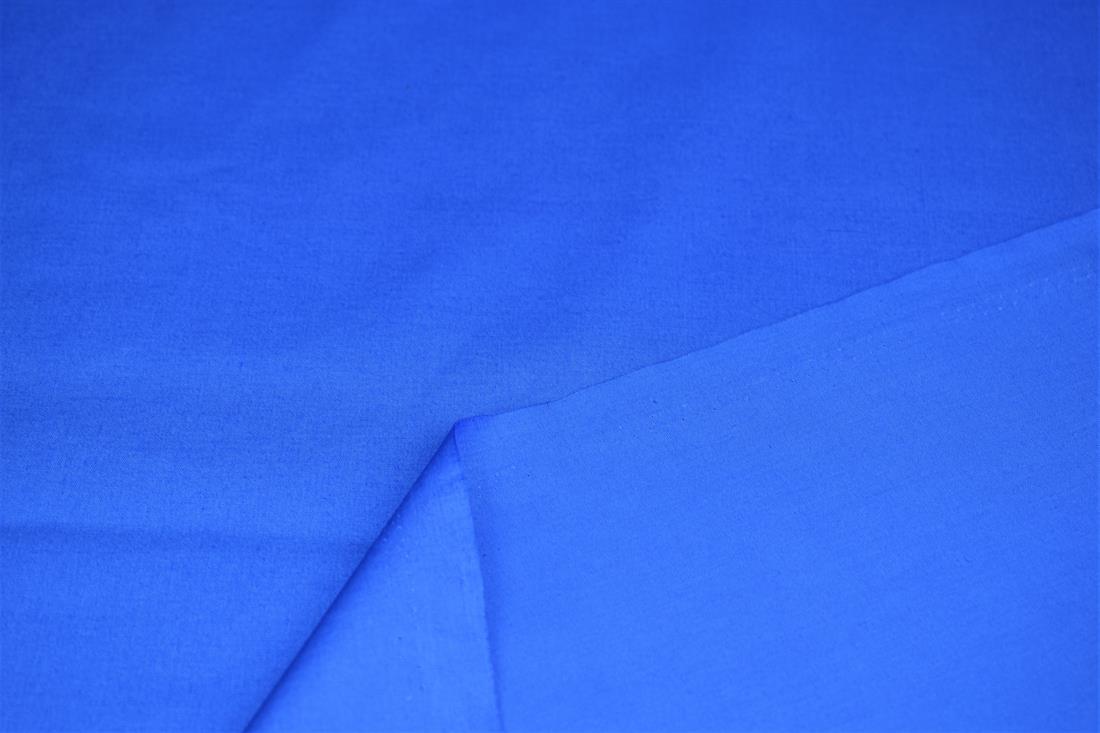 Blue Plain 100% Cotton Solid Fabric For Scrubs and Masks