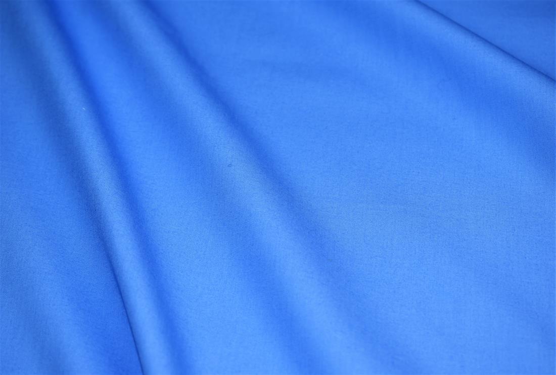Light Blue Plain 100% Cotton Solid Fabric For Scrubs and Masks