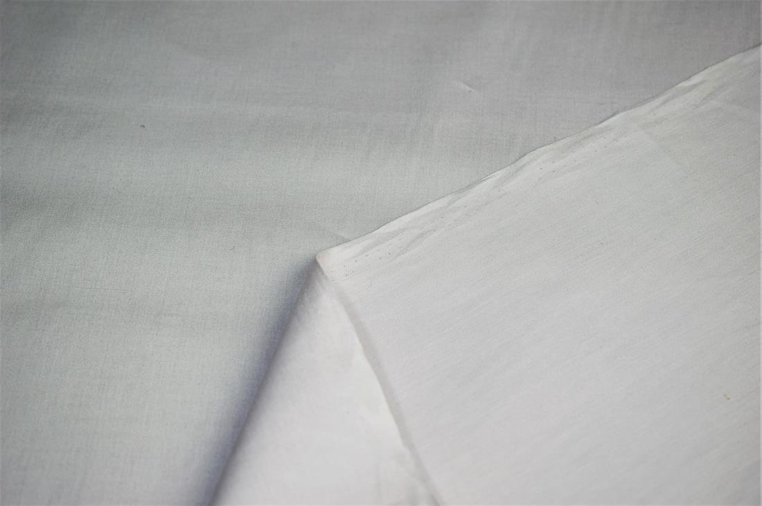 Light Grey Plain 100% Cotton Solid Fabric
