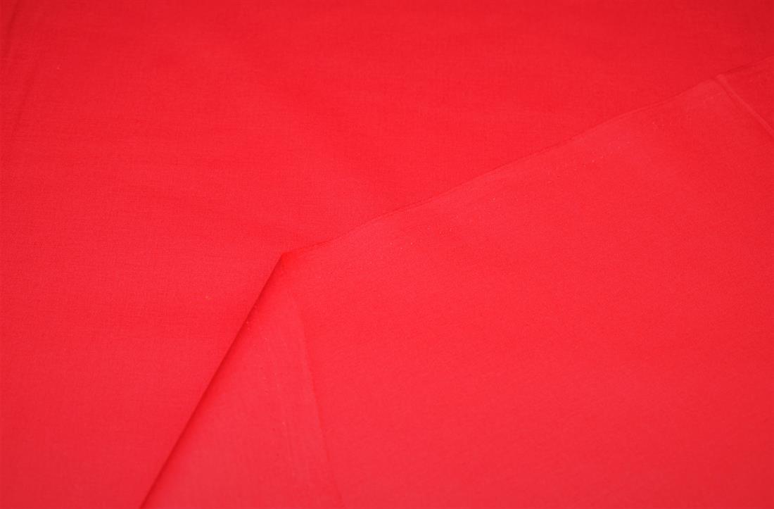 Red Plain 100% Cotton Solid Fabric For Scrubs and Masks