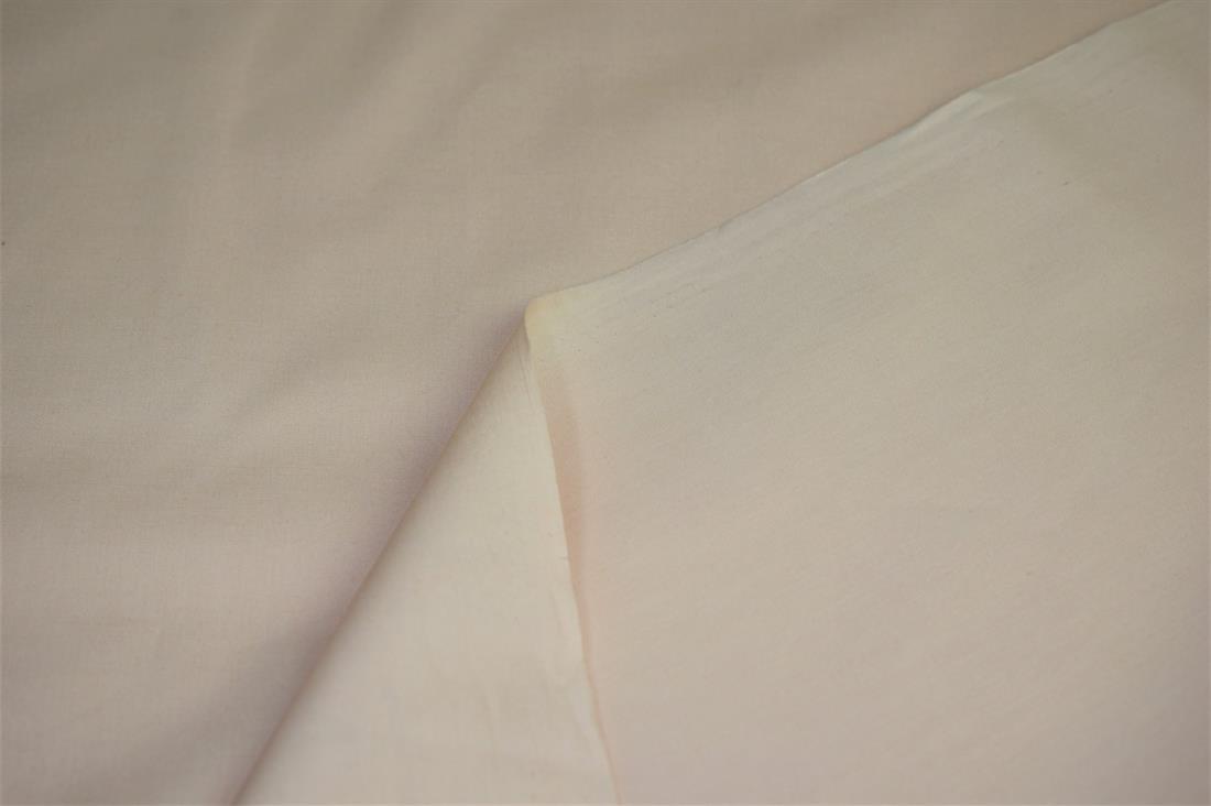 Light Peach Plain 100% Cotton Solid Fabric For Scrubs and Masks