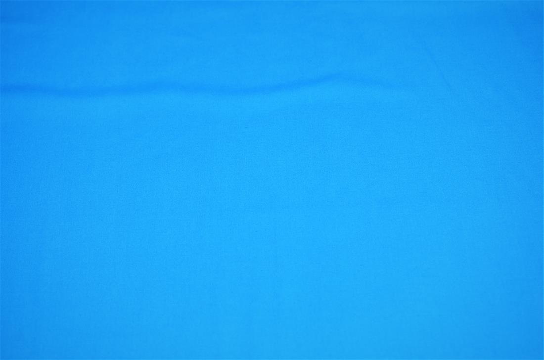 Electric Blue Plain 100% Cotton Solid Fabric For Scrubs and Masks