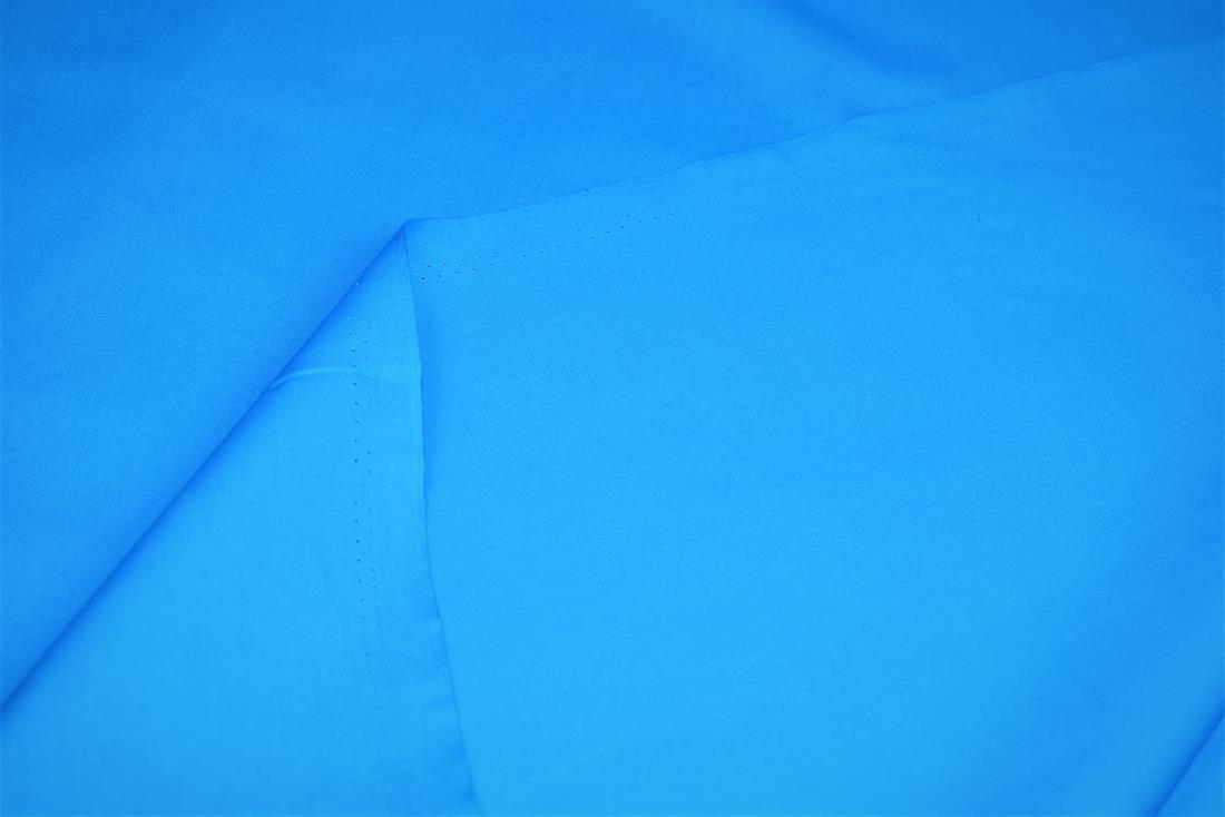 Electric Blue Plain 100% Cotton Solid Fabric For Scrubs and Masks