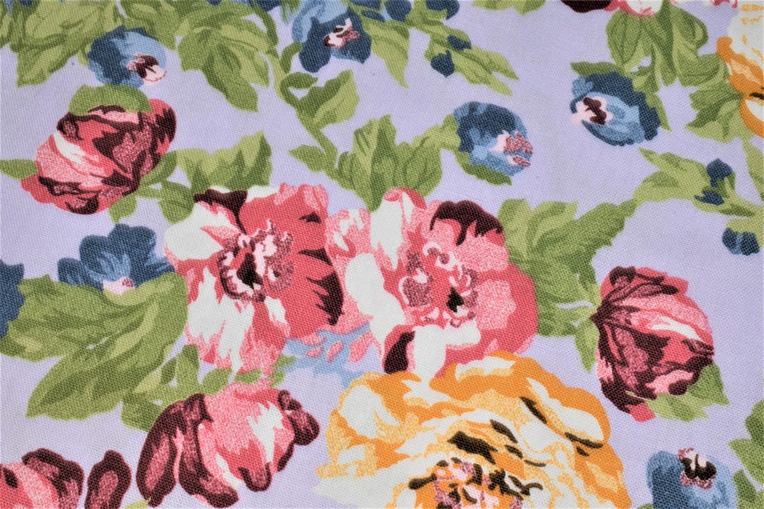 Floral 100% Cotton Canvas