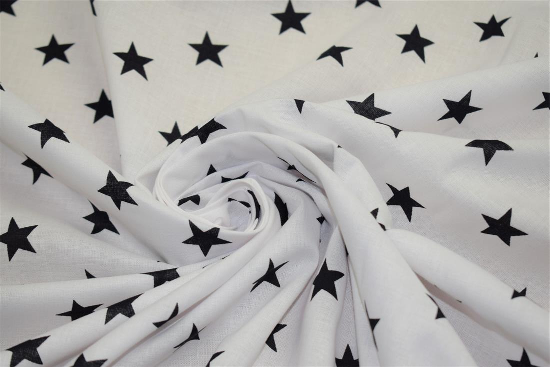 Starts Print Cotton Fabric