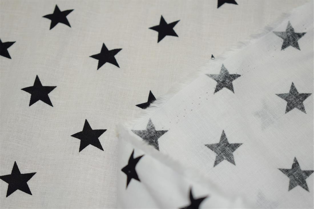Starts Print Cotton Fabric