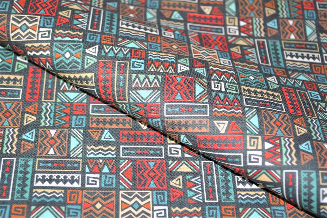 Digital Printed 100% Cotton, Boho Design Fabric