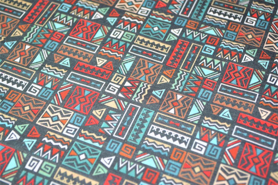 Digital Printed 100% Cotton, Boho Design Fabric