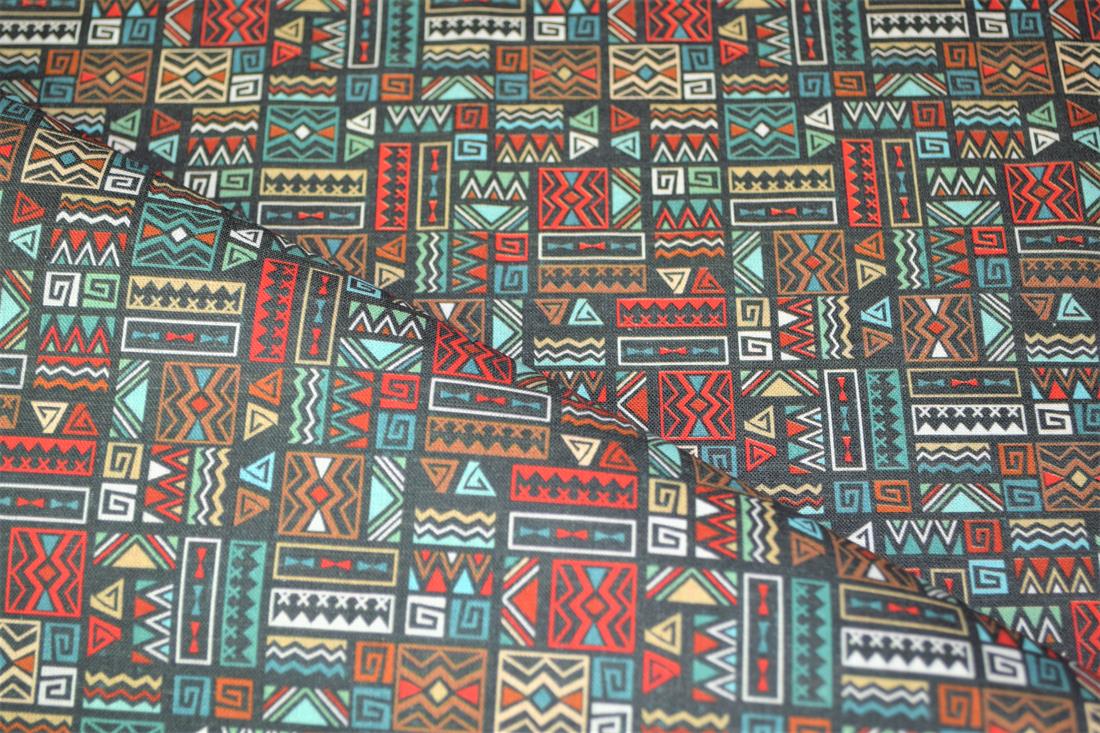 Digital Printed 100% Cotton, Boho Design Fabric