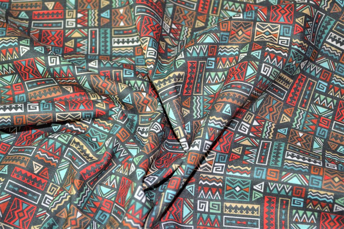 Digital Printed 100% Cotton, Boho Design Fabric