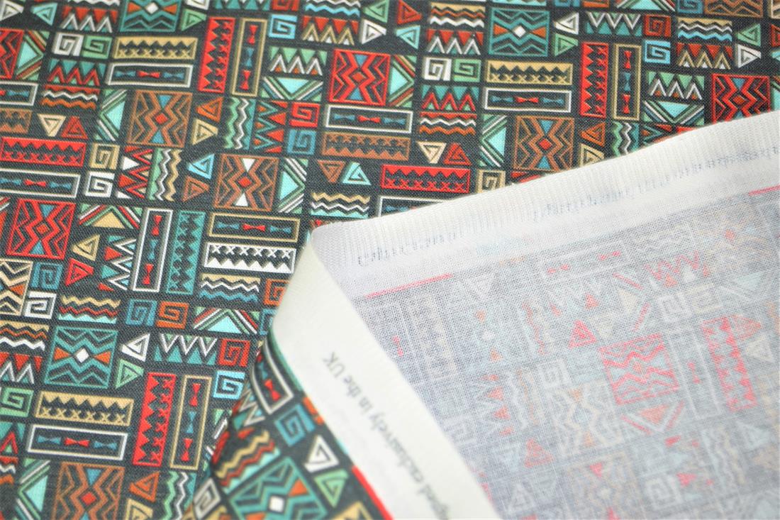 Digital Printed 100% Cotton, Boho Design Fabric
