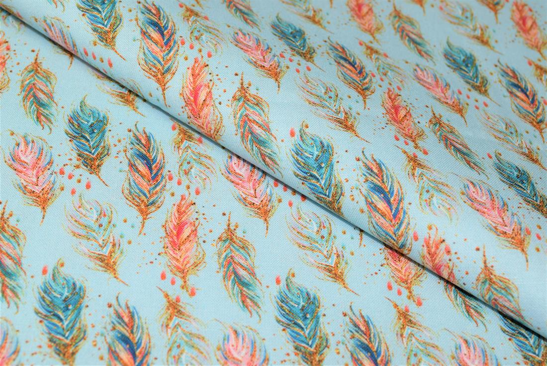 Sky Digital Printed 100% Cotton, Chic Design Fabric