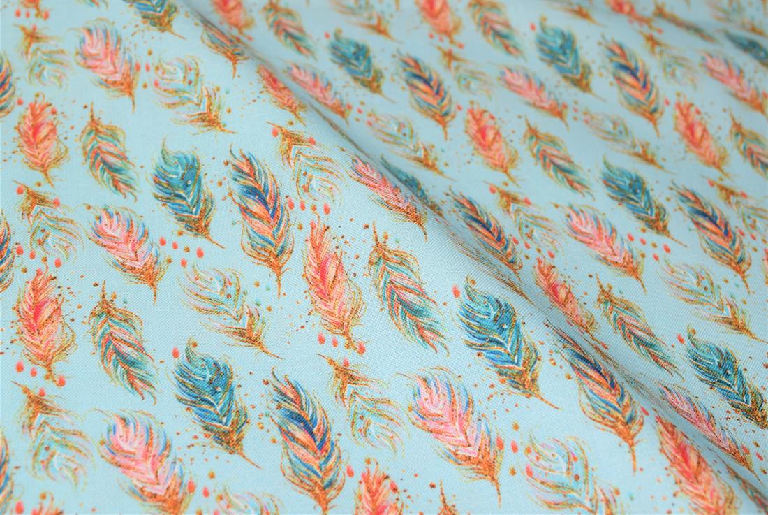 Sky Digital Printed 100% Cotton, Chic Design Fabric