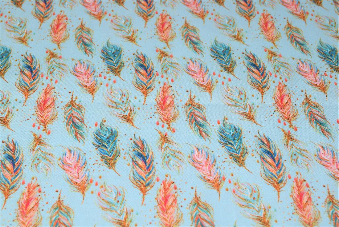 Sky Digital Printed 100% Cotton, Chic Design Fabric