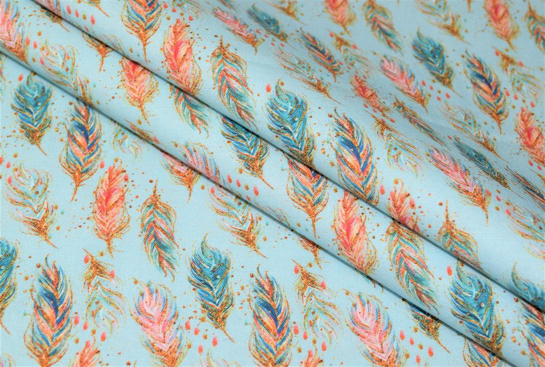 Sky Digital Printed 100% Cotton, Chic Design Fabric