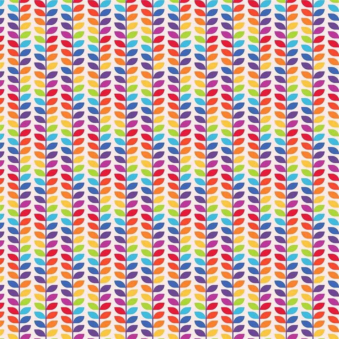 Digital Printed 100% Cotton, Rainbow Fabric