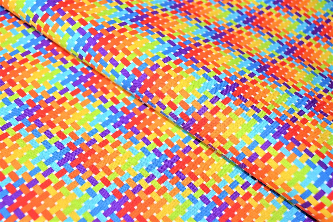 Rainbow Digital Printed 100% Cotton Fabric