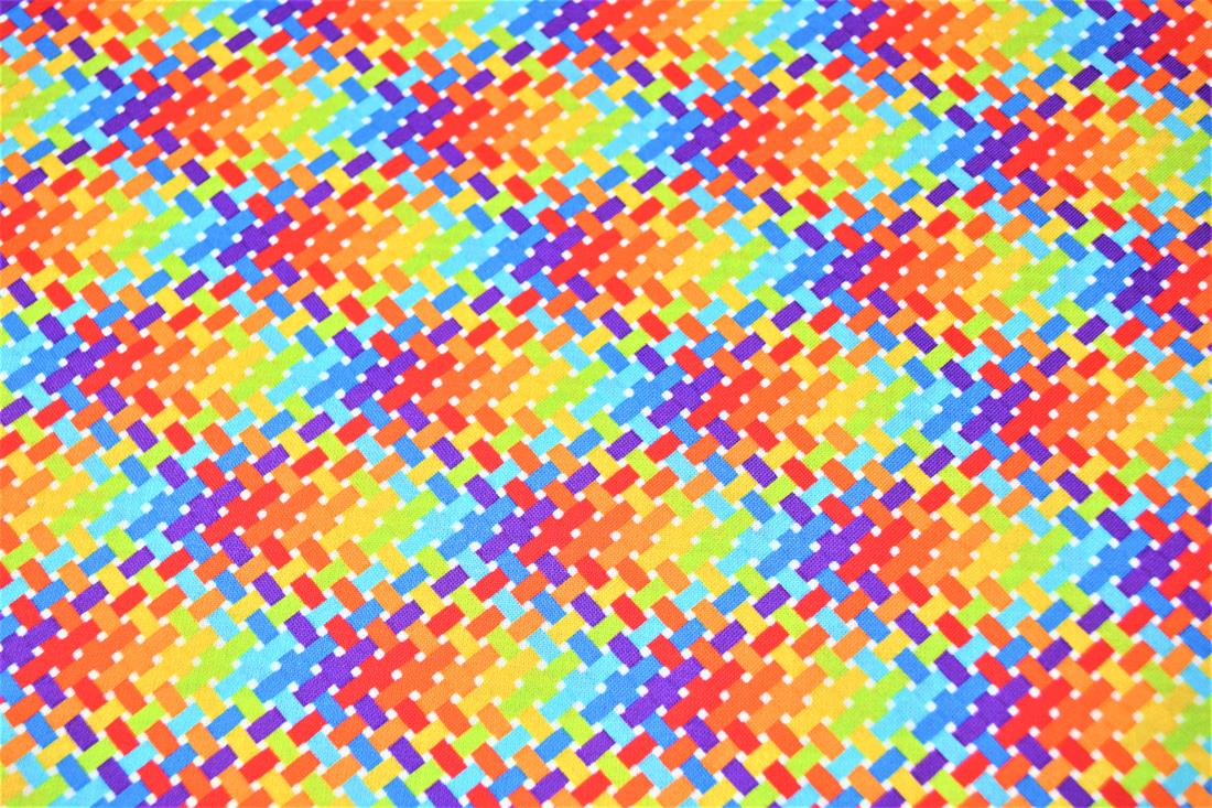 Rainbow Digital Printed 100% Cotton Fabric