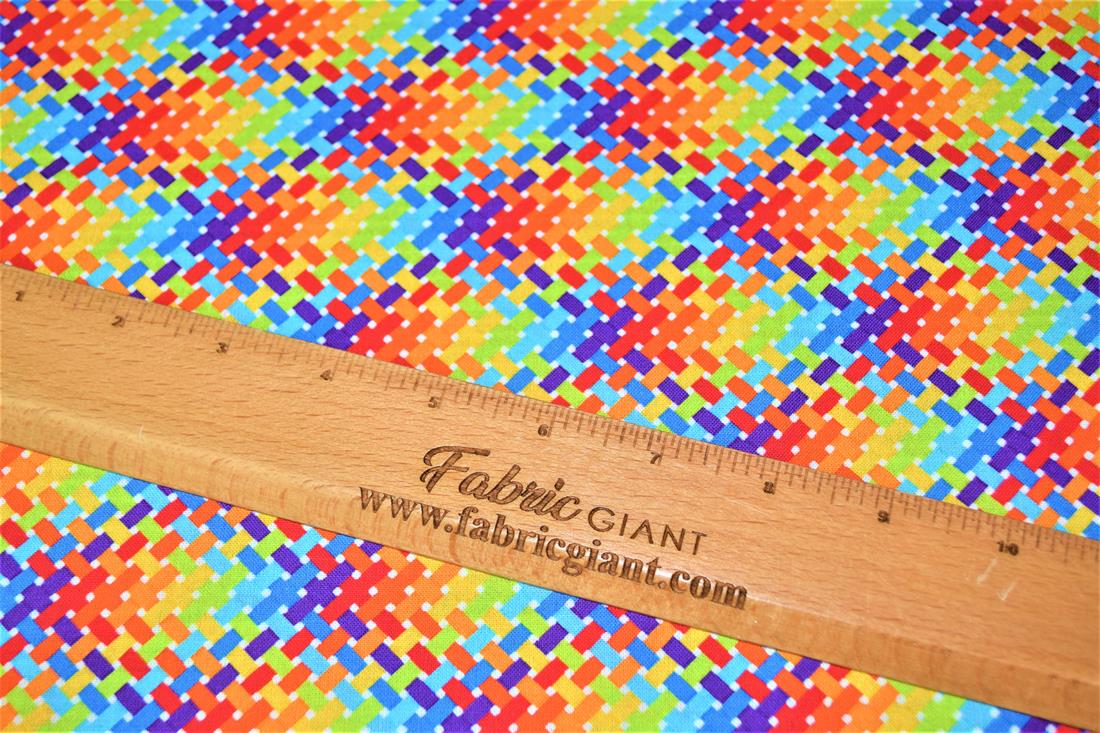 Rainbow Digital Printed 100% Cotton Fabric