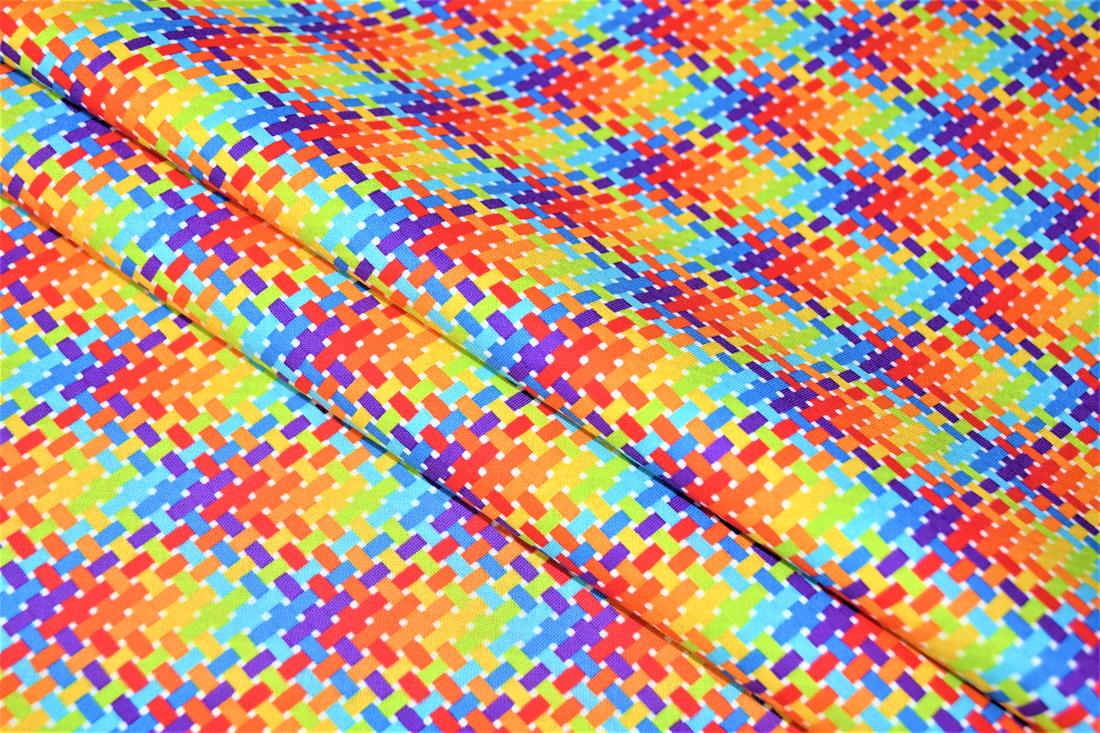 Rainbow Digital Printed 100% Cotton Fabric