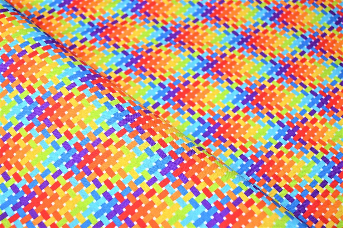 Rainbow Digital Printed 100% Cotton Fabric