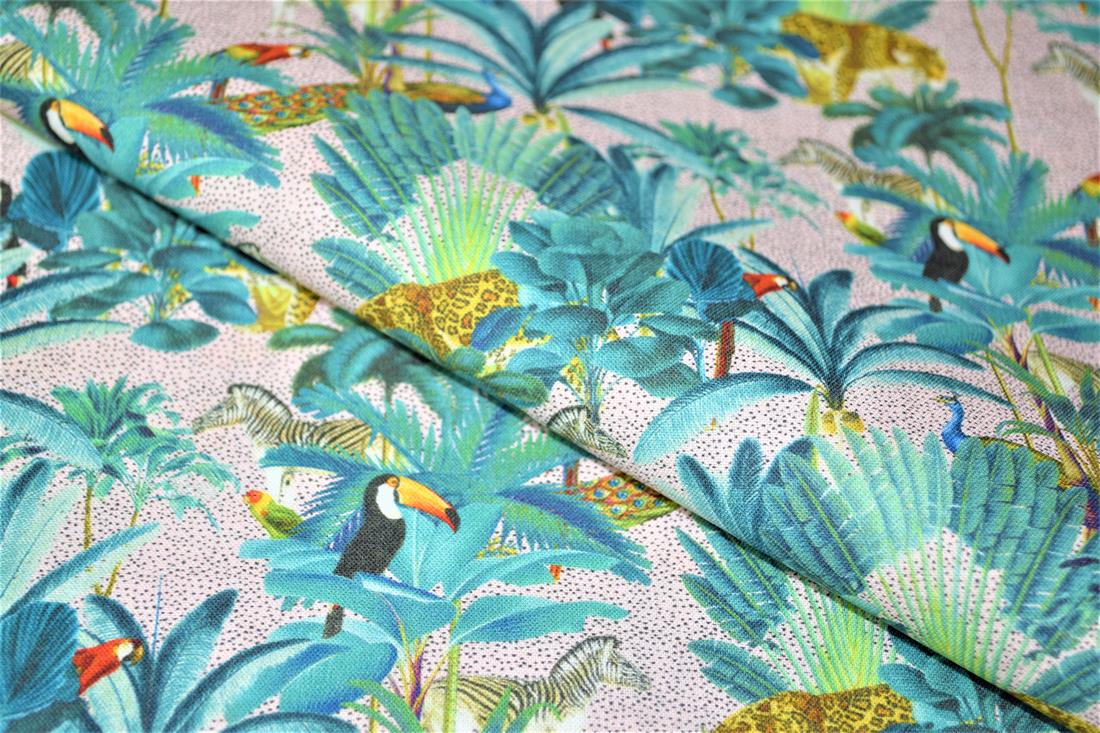 Royal Palm Digital Printed 100% Cotton