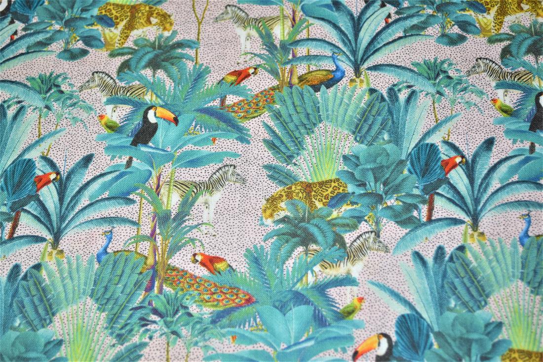 Royal Palm Digital Printed 100% Cotton
