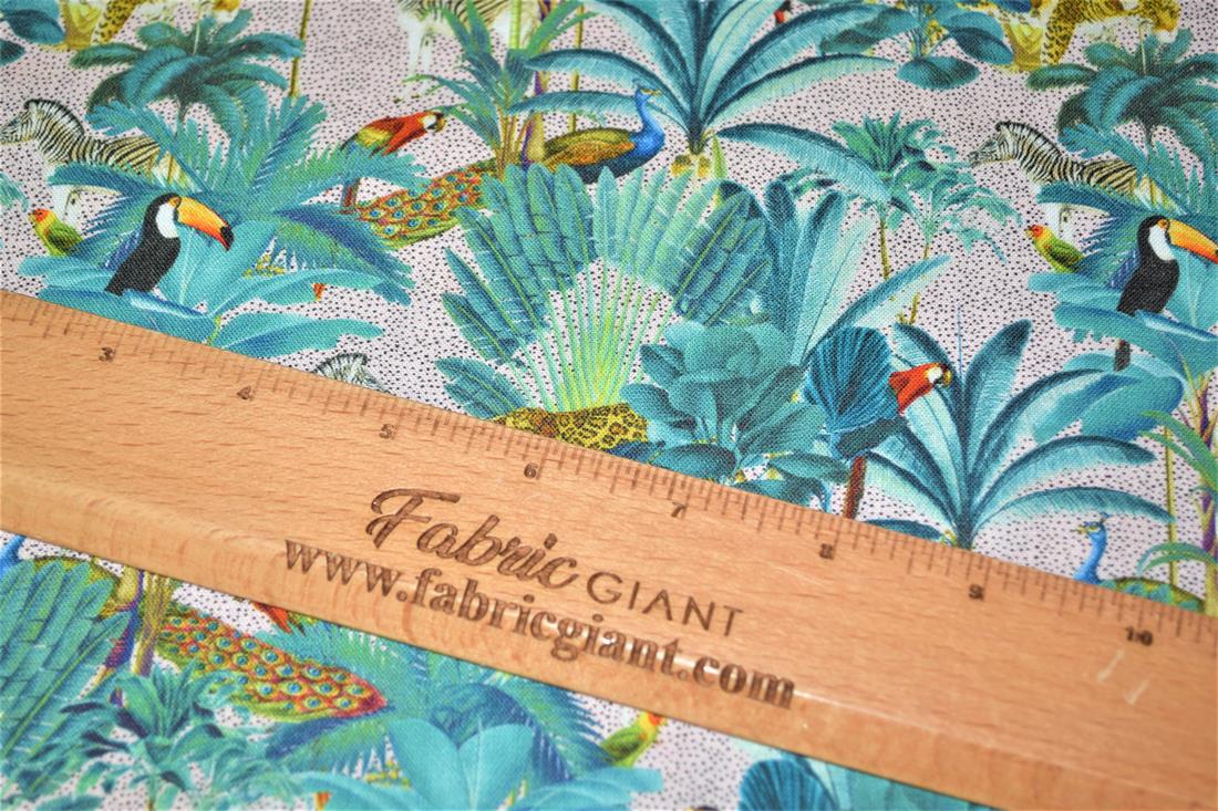 Royal Palm Digital Printed 100% Cotton