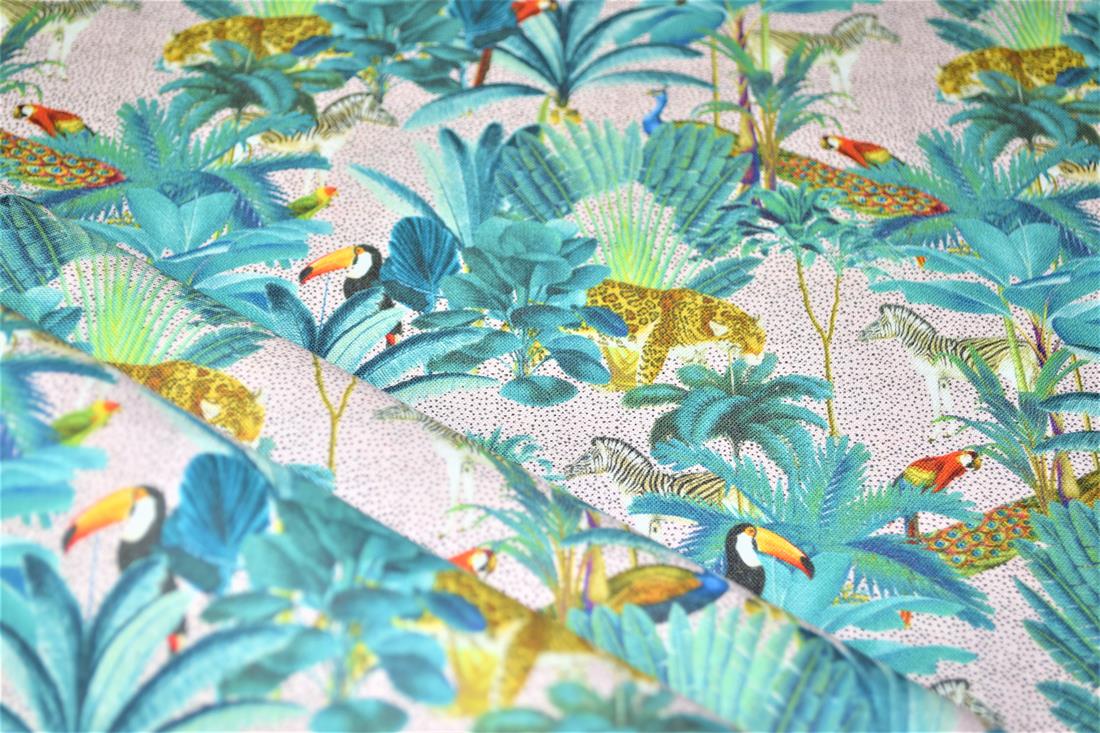 Royal Palm Digital Printed 100% Cotton