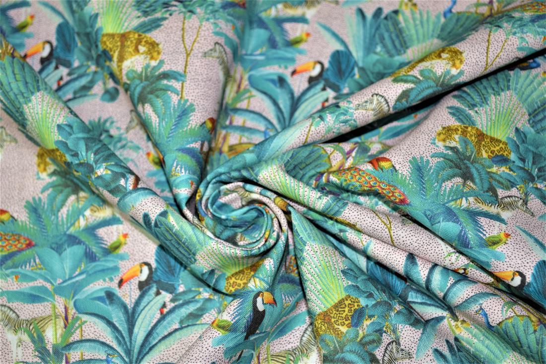 Royal Palm Digital Printed 100% Cotton