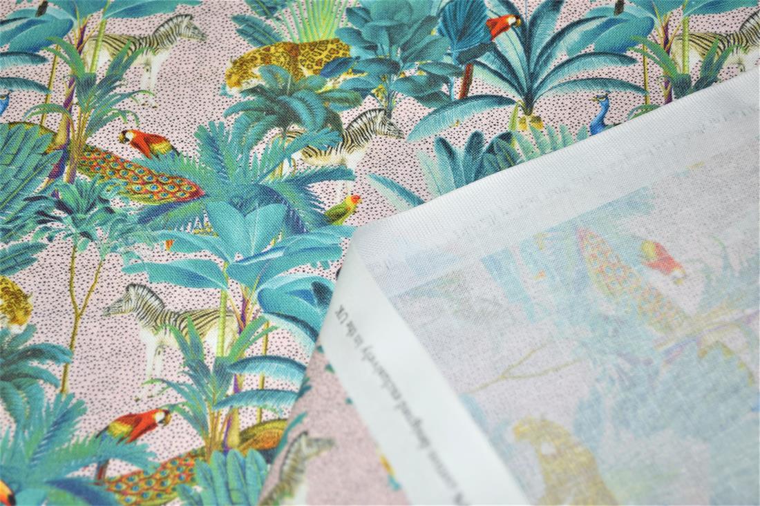 Royal Palm Digital Printed 100% Cotton