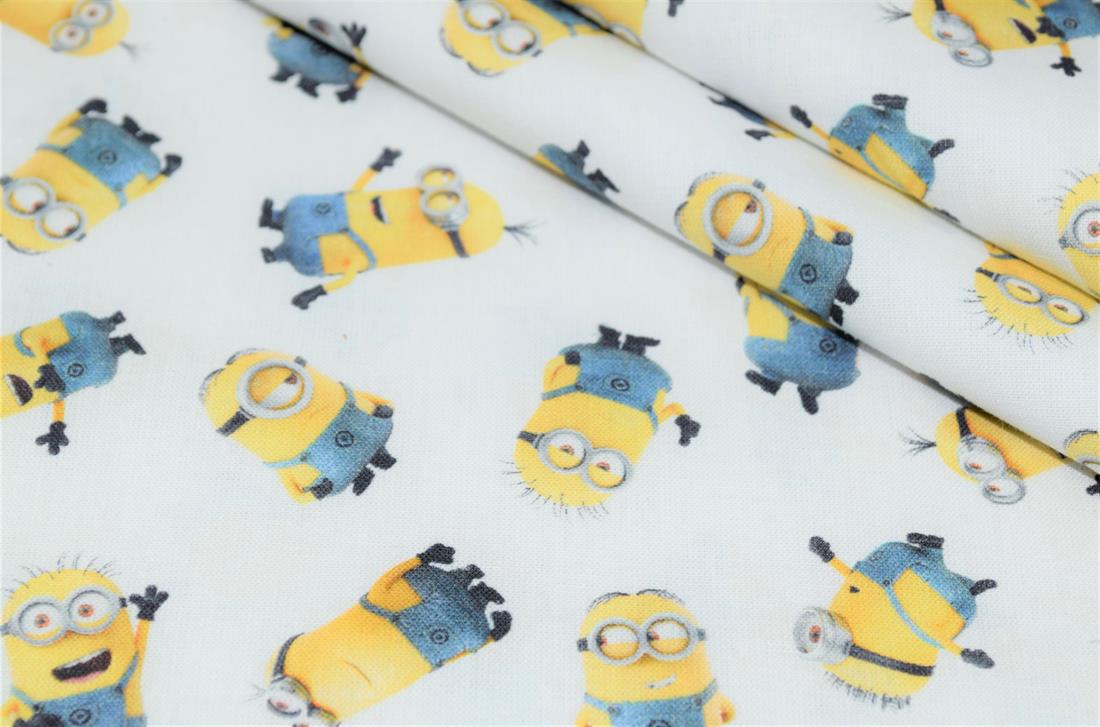 White Minions Print
