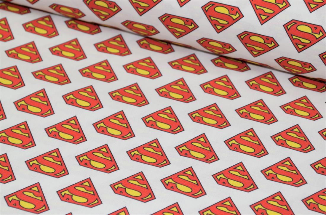 White Superman Print
