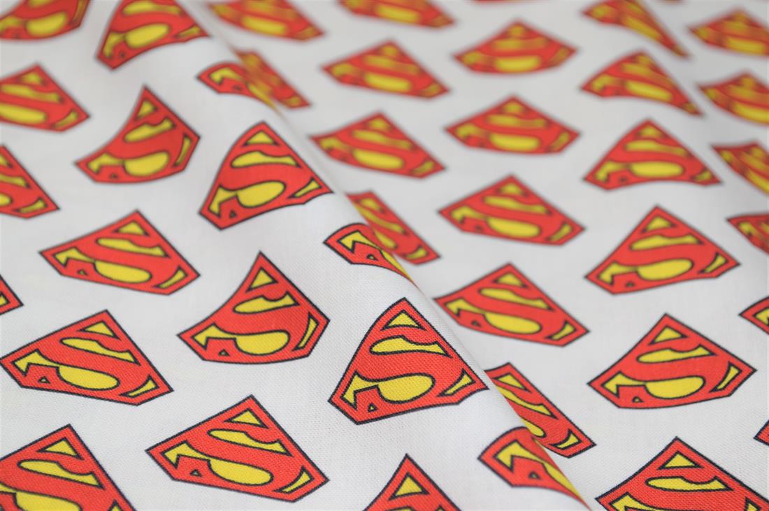 White Superman Print