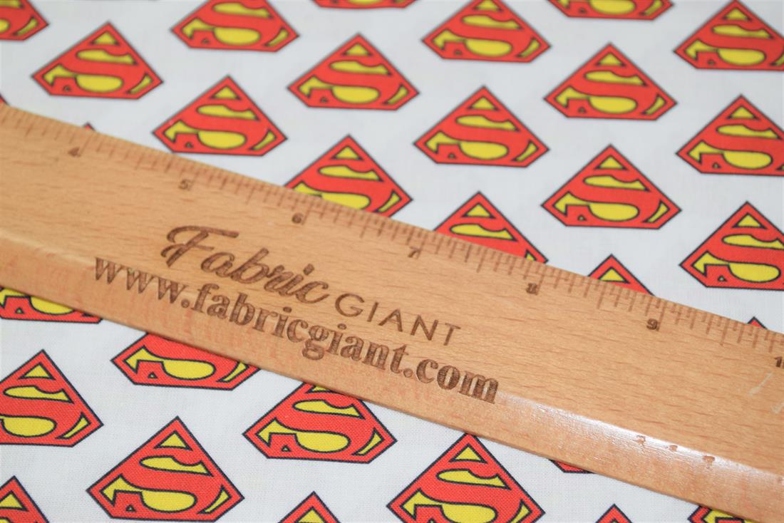White Superman Print
