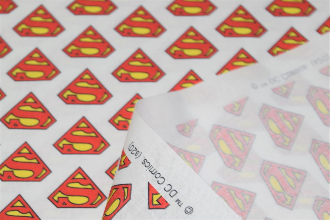 White Superman Print