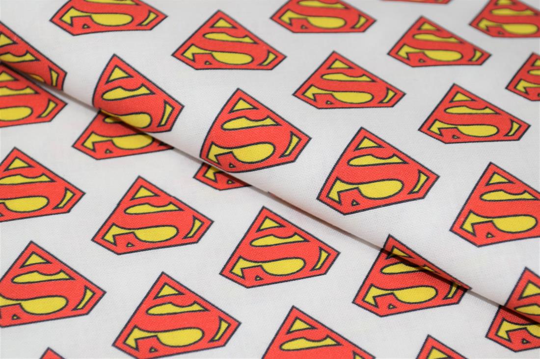 White Superman Print