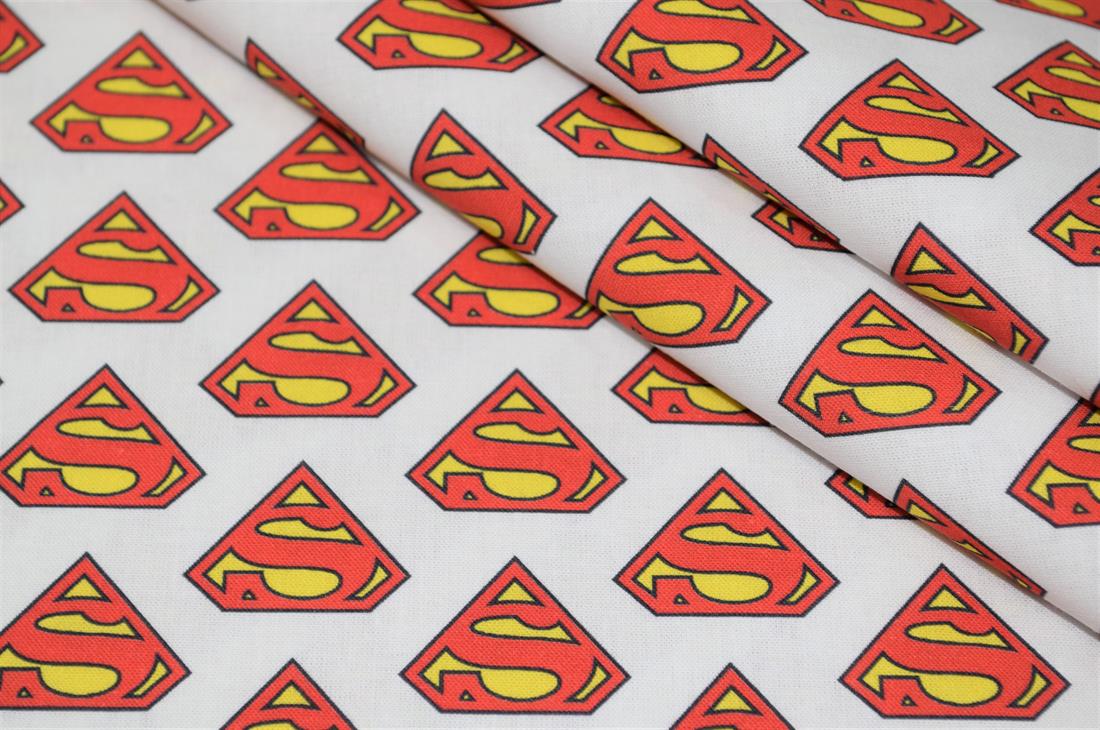 White Superman Print