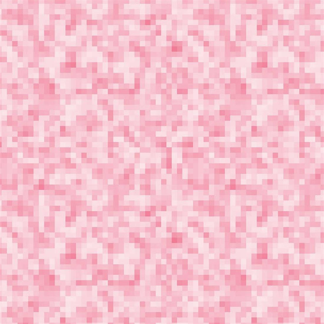 Pixels Print Cotton Fabric